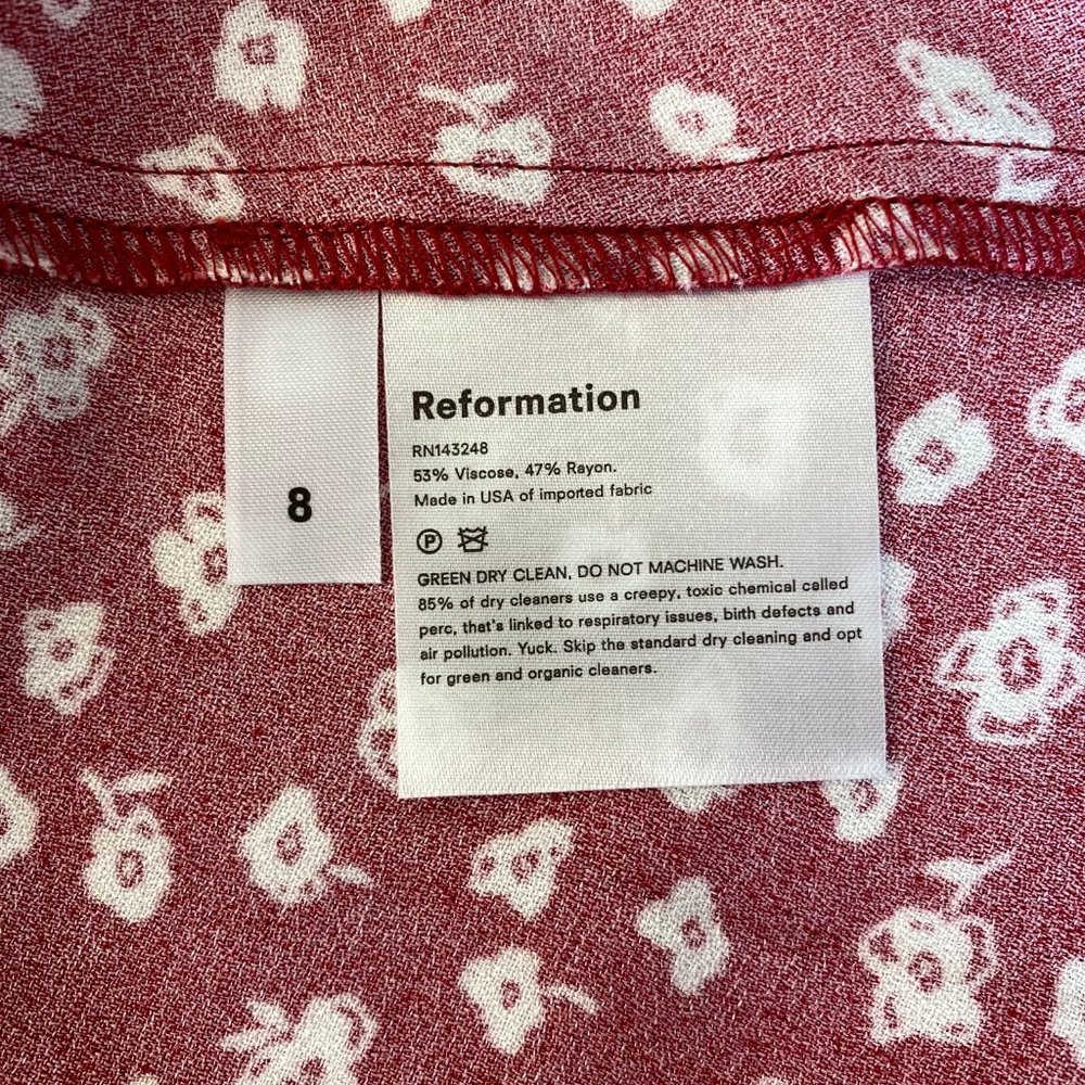 New REFORMATION Cheri Mini dress - Picture 5 of 9